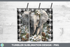 GorgeousAnimals Checker Christmas Tumbler design.