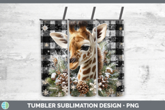 GorgeousAnimals Checker Christmas Tumbler design.