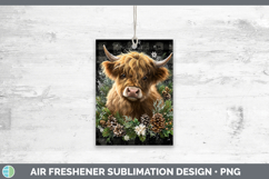 GorgeousAnimals Checker Christmas Air Freshener design.