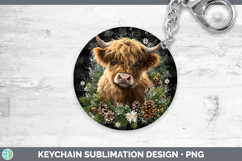 GorgeousAnimals Checker Christmas Keychain design.