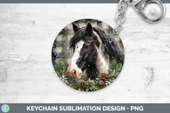 GorgeousAnimals Checker Christmas Keychain design.