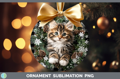 GorgeousAnimals Checker Christmas Ornament design.