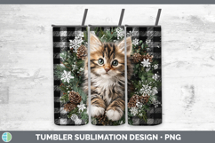 GorgeousAnimals Checker Christmas Tumbler design.