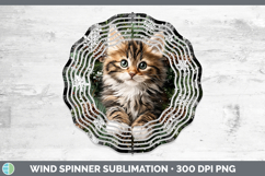 GorgeousAnimals Checker Christmas Wind Spinner design.