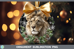 GorgeousAnimals Checker Christmas Ornament design.