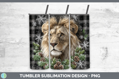 GorgeousAnimals Checker Christmas Tumbler design.