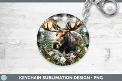 GorgeousAnimals Checker Christmas Keychain design.