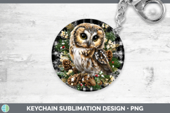 GorgeousAnimals Checker Christmas Keychain design.