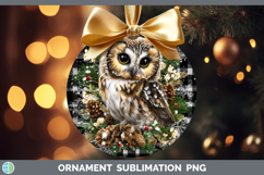 GorgeousAnimals Checker Christmas Ornament design.