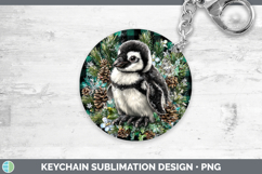 GorgeousAnimals Checker Christmas Keychain design.