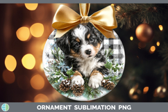 GorgeousAnimals Checker Christmas Ornament design.