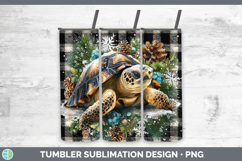 GorgeousAnimals Checker Christmas Tumbler design.