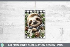 GorgeousAnimals Checker Christmas Air Freshener design.
