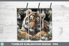 GorgeousAnimals Checker Christmas Tumbler design.