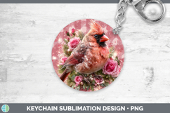 GorgeousAnimals Checker Valentine Keychain design.