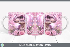 GorgeousAnimals Checker Valentine Mug Wrap design.