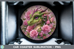 GorgeousAnimals Checker Valentine Car Coaster design.