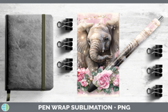 GorgeousAnimals Checker Valentine Pen Wrap design.