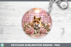 GorgeousAnimals Checker Valentine Keychain design.