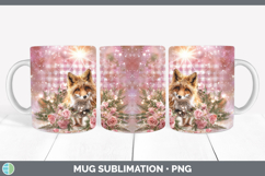 GorgeousAnimals Checker Valentine Mug Wrap design.
