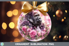 GorgeousAnimals Checker Valentine Ornament design.