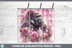 GorgeousAnimals Checker Valentine Tumbler design.