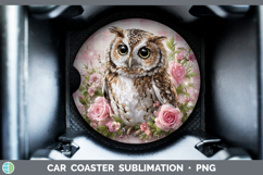 GorgeousAnimals Checker Valentine Car Coaster design.