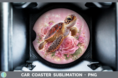 GorgeousAnimals Checker Valentine Car Coaster design.
