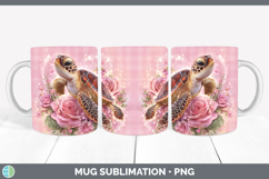GorgeousAnimals Checker Valentine Mug Wrap design.