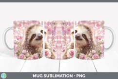 GorgeousAnimals Checker Valentine Mug Wrap design.