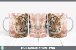 GorgeousAnimals Checker Valentine Mug Wrap design.