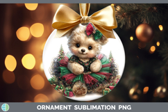 GorgeousAnimals Christmas Ornament design.
