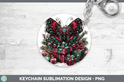 GorgeousAnimals Christmas Keychain design.