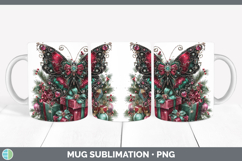 GorgeousAnimals Christmas Mug Wrap design.