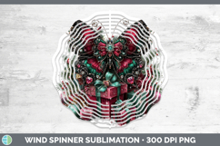 GorgeousAnimals Christmas Wind Spinner design.