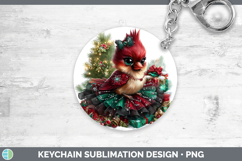 GorgeousAnimals Christmas Keychain design.