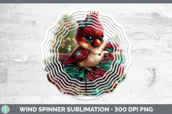 GorgeousAnimals Christmas Wind Spinner design.