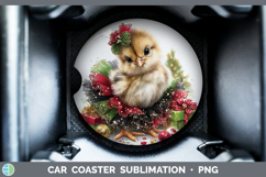 GorgeousAnimals Christmas Car Coaster design.