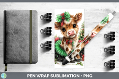 GorgeousAnimals Christmas Pen Wrap design.