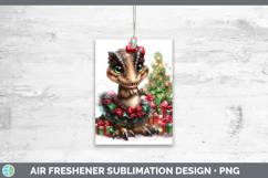 GorgeousAnimals Christmas Air Freshener design.
