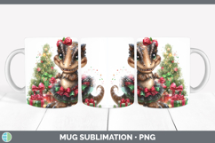 GorgeousAnimals Christmas Mug Wrap design.