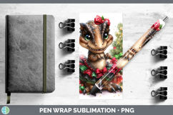 GorgeousAnimals Christmas Pen Wrap design.
