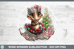 GorgeousAnimals Christmas Wind Spinner design.