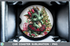 GorgeousAnimals Christmas Car Coaster design.