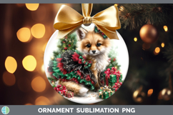 GorgeousAnimals Christmas Ornament design.