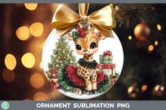 GorgeousAnimals Christmas Ornament design.