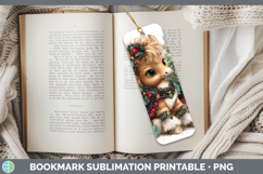 GorgeousAnimals Christmas Bookmark design.