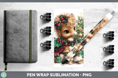 GorgeousAnimals Christmas Pen Wrap design.