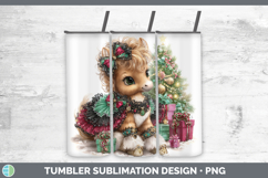 GorgeousAnimals Christmas Tumbler design.