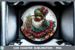 GorgeousAnimals Christmas Car Coaster design.